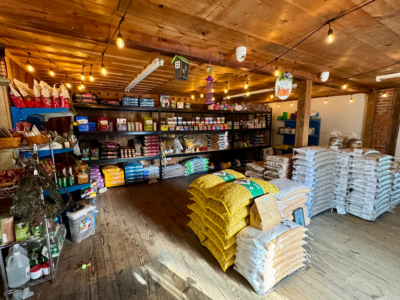 A local favorite in a 1900s train depot! Quality feed, deluxe bird seed, garden & grass seeds, local goods, fresh bouquets & gift shop.